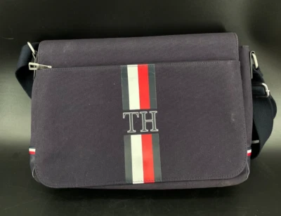 Autêntica bolsa masculina carteiro/laptop Tommy Hilfiger - Imagem 1 de 4