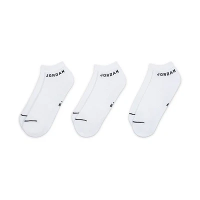 CALCETINES ADULTOS JORDAN TODOS LOS DÍAS NO SHOW 3 PARES_BLANCO/NEGRO DX9656-100-TALLA L Foto 1 de 2