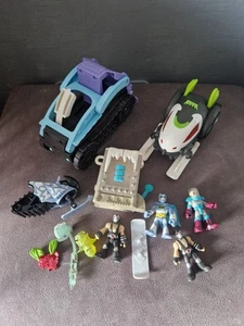 Imaginext DC Batman Bane Battle Sled, Snowman, Mr Freeze, Batman Figures Bundle - Picture 1 of 5