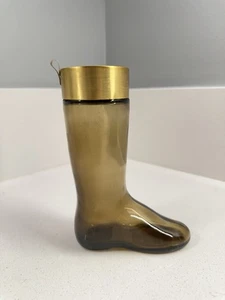 Vintage Avon Western Cowboystiefel Braunglas Sammlerstück Köln Flasche Dekanter - Bild 1 von 11