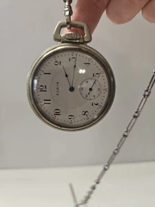 Vintage Elgin Pocket Watch For Parts Not Working - Imagen 1 de 4