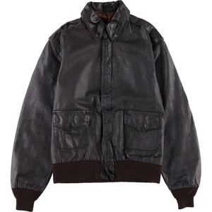 Vintage PROTECH A-2 Leather Flight Jacket Men's Size M - Picture 1 of 14