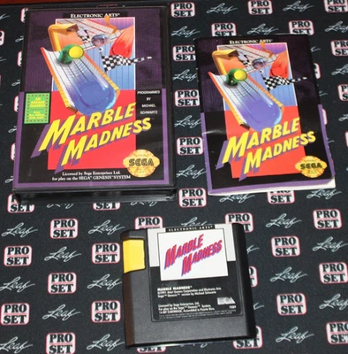 Marble Madness (Sega Genesis, 1991) CIB, Authentic, Tested, Clean! - Image 1 of 4