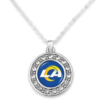 Collar colgante Mojo Abby Girl de 18" con licencia de los Rams de Los Ángeles para mujer con licencia de la NFL Foto 1 de 4