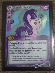 My Little Pony CCG "Starlight Glimmer, Apocalypse Now" #36 SR Marks In Time - Picture 1 of 1