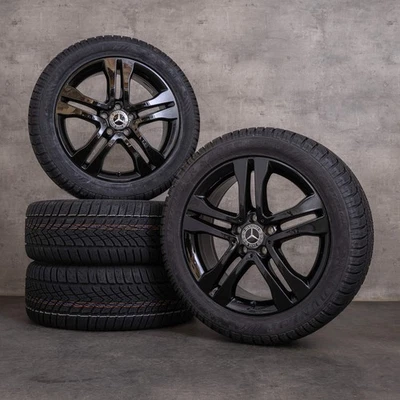 Mercedes GLA Winterräder 18 Zoll X156 Felgen A1564011300 schwarz glanz - Bild 1 von 4