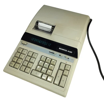 Vintage Monroe 4130 Calculator Adding Machine | Tested and Works! - Image 1 of 4