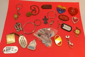 Lot Of 17 Keychain Fobs - "97" Nine West Coach Religious Angel Dreamcatcher + - Picture 1 of 5