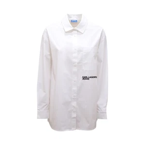 O1059 CAMICIA OVERSIZE DONNA KARL LAGERFELD JEANS WOMAN SHIRT - Picture 1 of 4