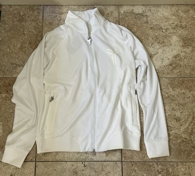 Nueva Chaqueta Nike Kobe Bryant Halo Blanca Mamba Cremallera Completa FZ0936-100 Talla M Foto 1 de 3