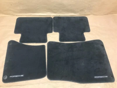Juego de alfombrillas Porsche negras como nuevas o nuevas con logotipo OEM Foto 1 de 4