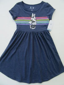 NWT Girls Dress 7yrs Disney Minnie Mouse Kids Childs Pullover T-Shirt w/Tail $28 - Picture 1 of 11
