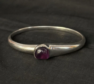 PULSERA TIFFANY & CO. ELSA PERETTI PLATA ESTERLINA Y CABUJÓN AMATISTA Foto 1 de 4