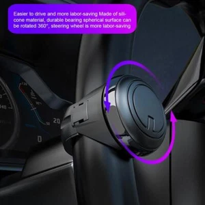 Auto Lenkrad Griff Hilfe Auto Truck Booster Ball Spinner Knob W6L5 S7G3 - Picture 1 of 12