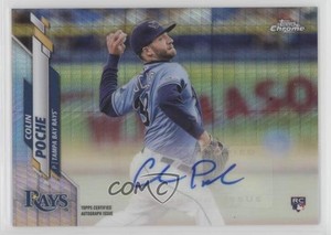 2020 Topps Chrome Update Target Prism Refractor /125 Colin Poche #USA-CP Auto