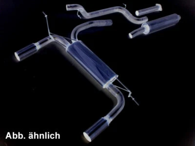 FMS GR A Duplex Sportivo Scarico Impianto Ford Focus II Turnier DA3 DB3 Facelift - Immagine 1 di 2