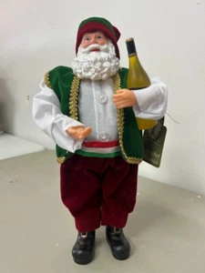 Santa's Workshop 5625 italienische Weihnachtsmann Figur 12 Zoll bunt BESCHÄDIGT - Bild 1 von 1