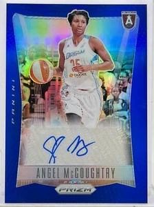 Angel McCoughtry 2024 Panini Prizm WNBA Throwback Auto Blue #34/75 Dream - Picture 1 of 2
