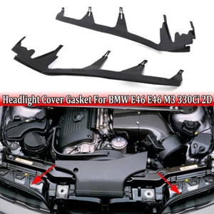 For BMW E46 325CI 330CI Headlight Cover Strip Upper Headlamp Seal Gasket LH&RH - Bild 1 von 12