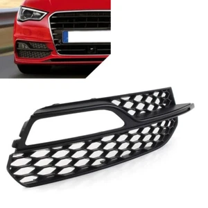 Front Right Bumper Fog Light Grille Cover Honeycomb For Audi A3 S3 13-17 - Foto 1 di 5