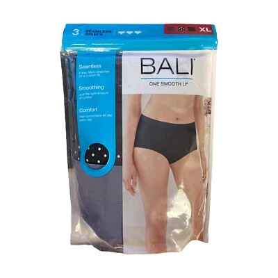 Calzoncillos Bali para mujer talla L/XL uno liso U 4 vías elástico sin costuras paquete cómodo 3 Foto 1 de 2