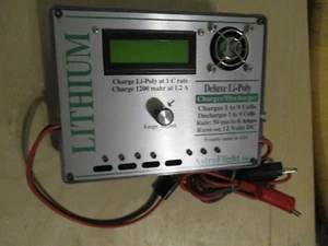 ^^ ASTROFLIGHT DELUXE LI-POLY LITHIUM CHARGER/DISCHARGER 12 VOLTS DC - Picture 1 of 2