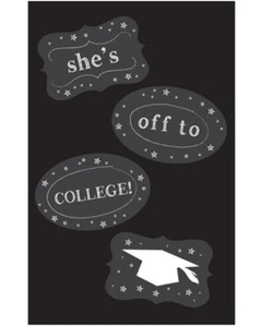 Blank Door Signs Party Decoration Party Supply Black Chalkboard Blank Decal - Picture 1 of 1
