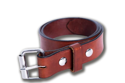 Cinturón de cuero inglés de 1,5 pulgadas Foto 1 de 4