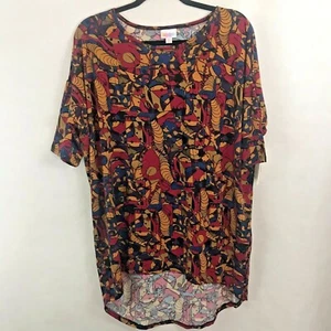 Top para mujer LuLaRoe Irma, estampado geométrico abstracto multicolor, talla M - Imagen 1 de 5