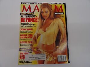 MAXIM Magazine BEYONCE Cover AUGUST 2002 Issue 56