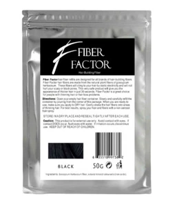 Hair Fiber Refill Thickening Building Concealer Men Women Black Brown 50g &100g - Picture 1 of 18