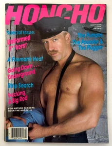 Honcho magazine October 1987 - Gay Interest. Vintage. HOT HOT HOT!! - Picture 1 of 2