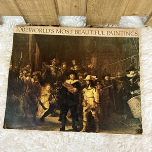 Vintage 100 Of The Worlds Most Beautiful Paintings 1966 Book Frameable Art - Picture 1 of 7