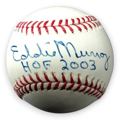 Eddie Murray Signed Autographed Baseball Orioles Indians "HOF 2003" JSA E87975 - Image 1 of 3