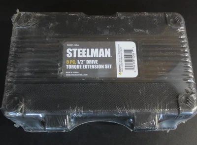 Steelman 5 piezas 1/2 pulg. Juego de extensión de par de accionamiento con estuche de almacenamiento 50061-5XA Foto 1 de 2