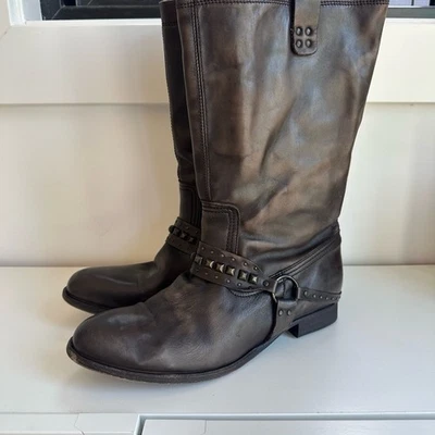 Hudson Vintage Botas Cuero Marrón Talla 40 Mujer Foto 1 de 4