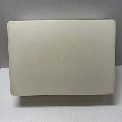 De colección Tupperware 622-3 Fresh-N-Go Elegante Beige Rectangular Guardián de Pasteles Portador Foto 1 de 4