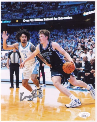 KON KNUEPPEL Signed Autographed 8X10 PHOTO DUKE BLUE DEVILS BASKETBALL JSA - Image 1 of 2