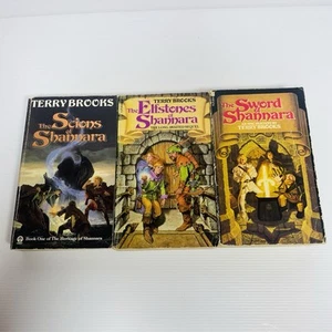 Libros Terry Brooks x3-Los vástagos de Shannara-Las piedras elfas de Shannara-La espada - Imagen 1 de 23