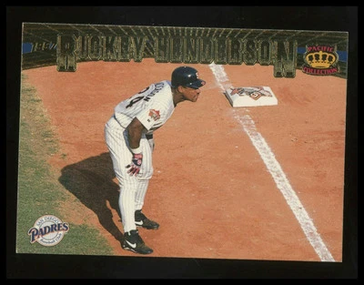 Rickey Henderson 1997 Pacific Crown Collection #426 San Diego Padres HOF - Image 1 of 2
