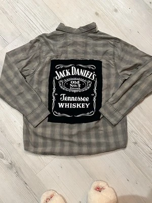 Camisa Jack Daniels Tennessee Whisky Vintage Reciclada Para Hombre’s Abotonada XL Foto 1 de 4