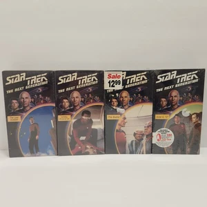 STAR TREK The Next Generation Episode  7, 8, 10, 11 VHS Picard LOT NEW SEALED - Picture 1 of 24
