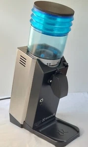 Angled base, hinged lid chute and hopper bellows for Rancilio Rocky coffee grind - Picture 1 of 16