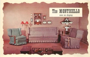 Postcard California Los Angeles Monticello 1950s Furniture advertising 23-1209 - Picture 1 of 2