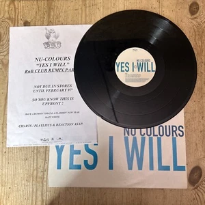 Nu Colours - Yes I Will (1996) 12" Vinyl PROMO YES1BIEM/MCPS Polydor - Picture 1 of 10