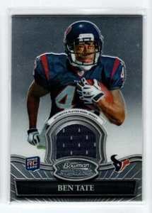 2010 Bowman Sterling #BSRBT Ben Tate JSY B RC - Picture 1 of 1