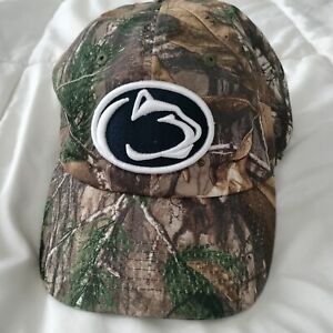 PENN STATE NITTANY LIONS TOP OF THE WORLD MENS HAT CAP  REALTREE EDGE CAMO Patch