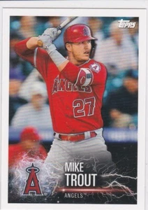 MIKE TROUT & AARON JUDGE Dual Baseball Card 2019 Topps ANGELS NEW YORK YANKEES! - Picture 1 of 2