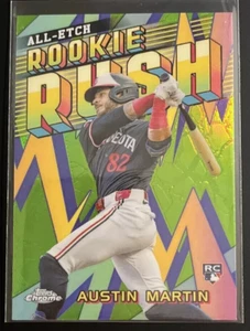 2024 Topps Chrome Update Austin MARTIN All-Etch Rookie Rush #CAERU-13 - Picture 1 of 2