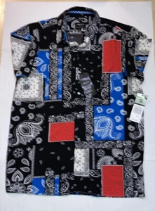 Geometrix New York Short Sleeve Large Shirt Slim fit - Picture 1 of 6